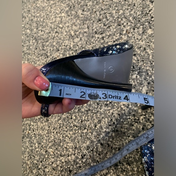 PRELOVED TWO LIPS SEQUIN SLINGBACK HEELS - Picture 5 of 5